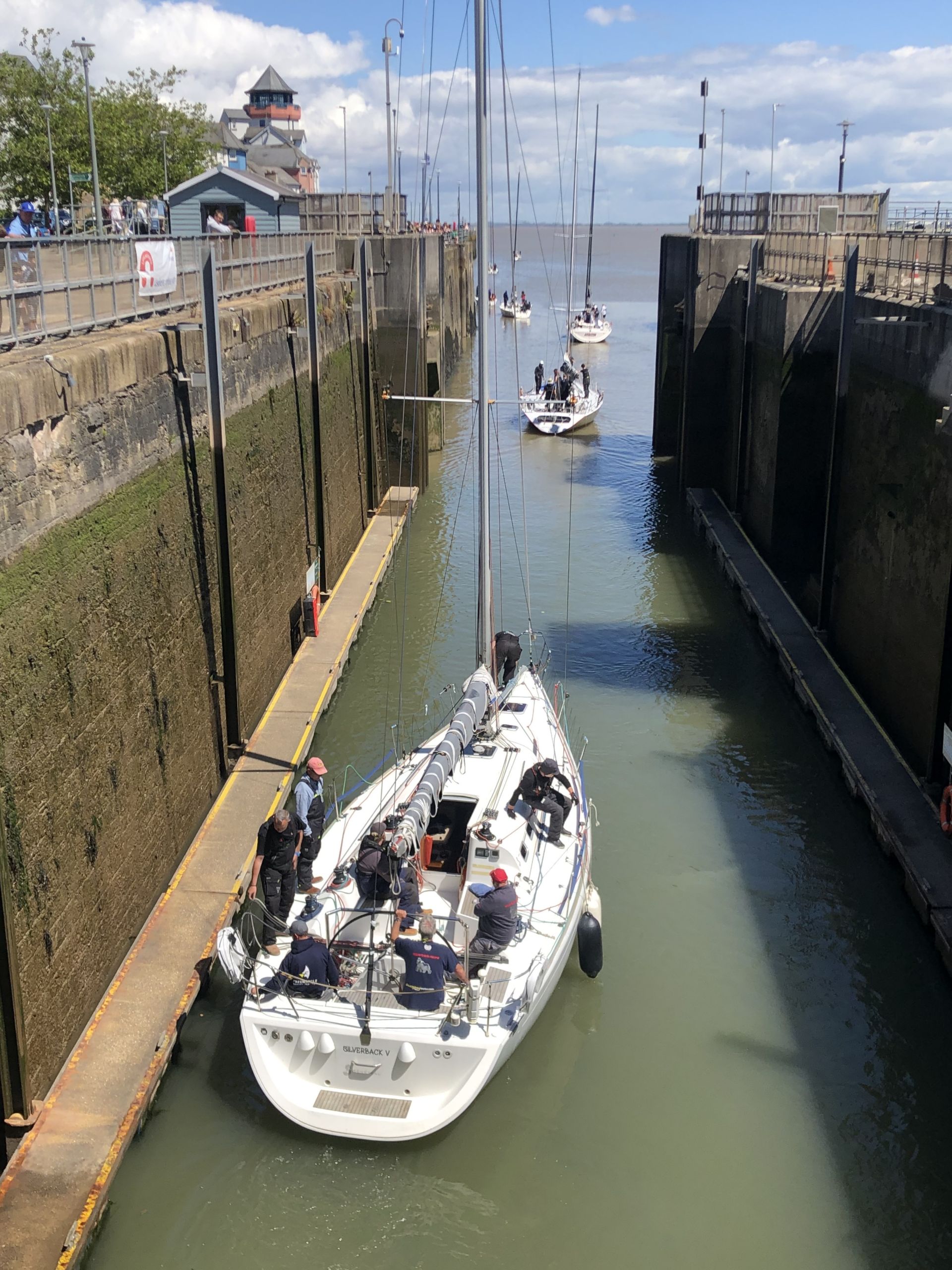 The lock at Portishead